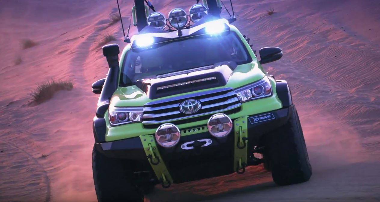 Hilux Xtreme Concept auf der Dubai Motor Show - Buschtaxi.net